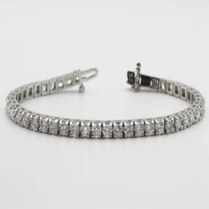 دستبند طرح تنیسی نقره ظریف درسا